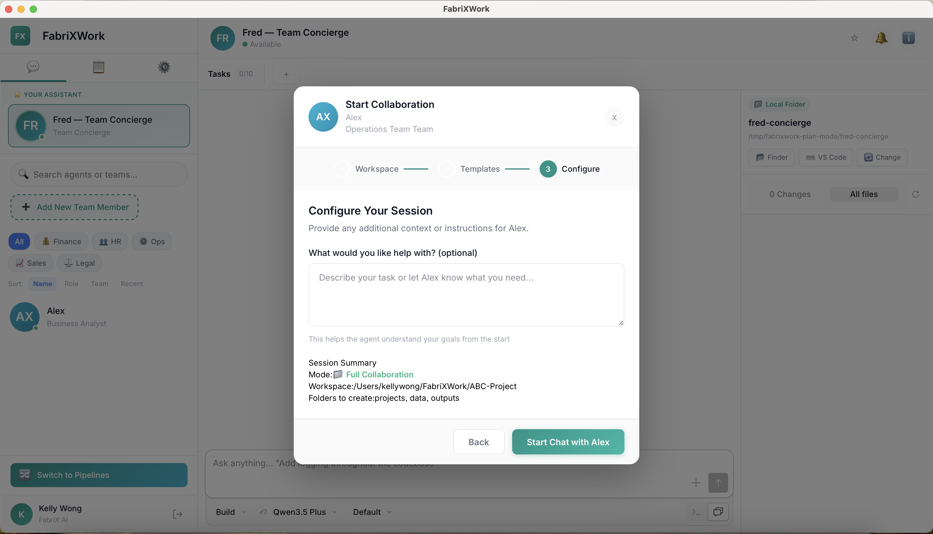 Configure Your Session