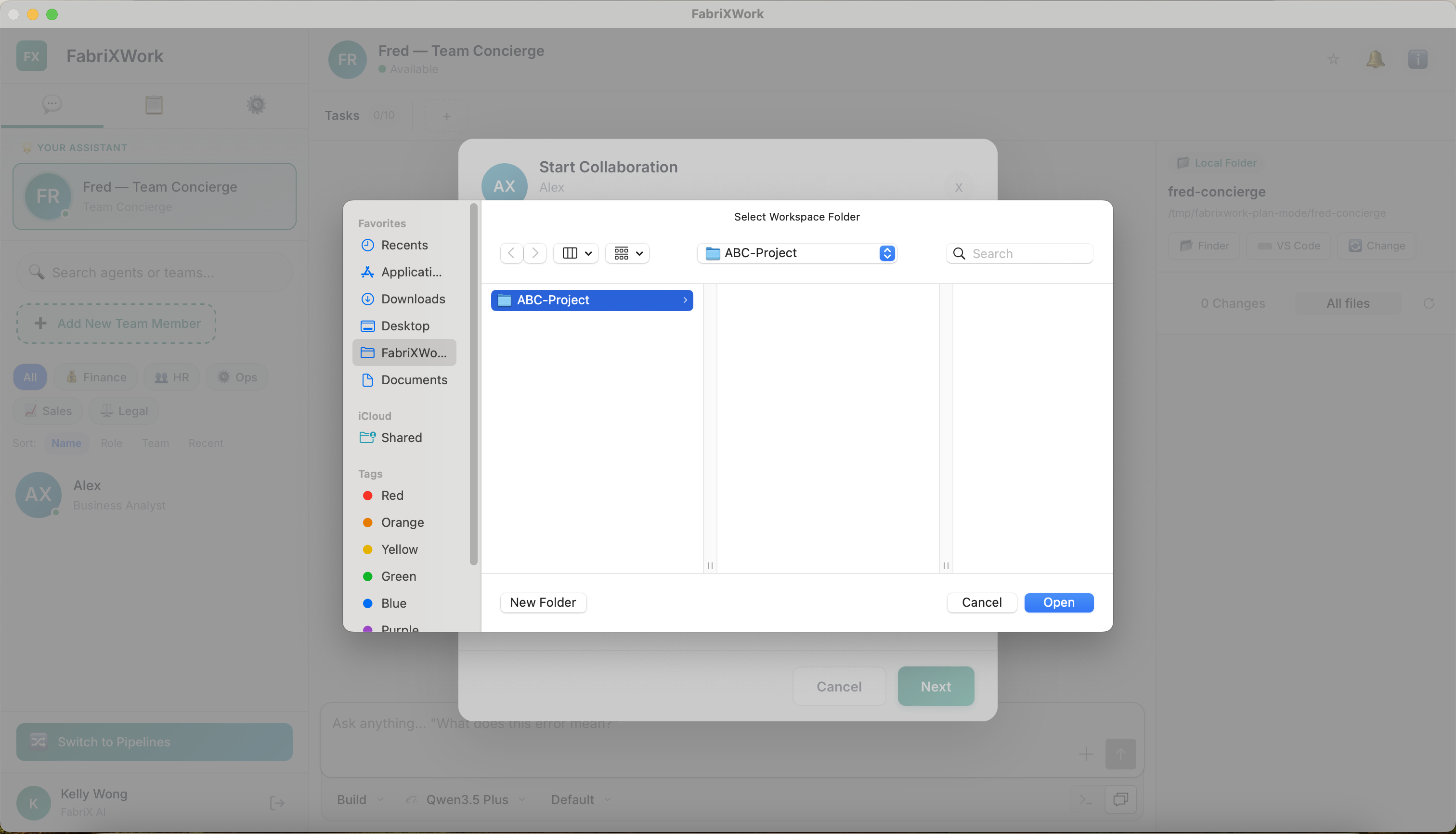Navigate Local Folder