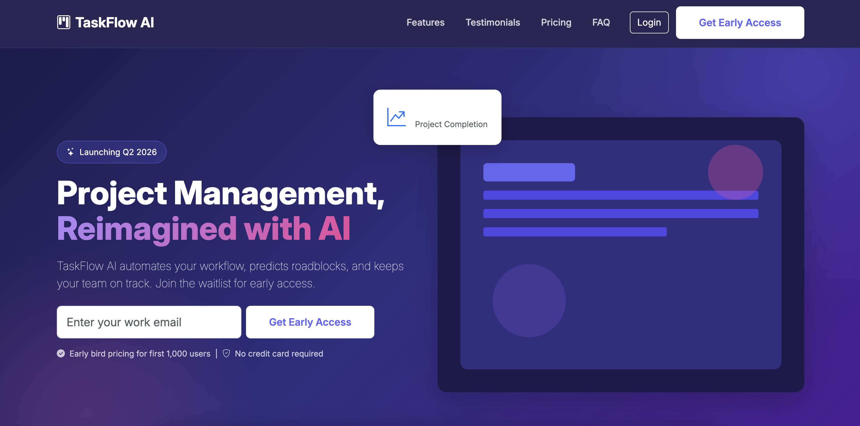 Product Launch Landing Page