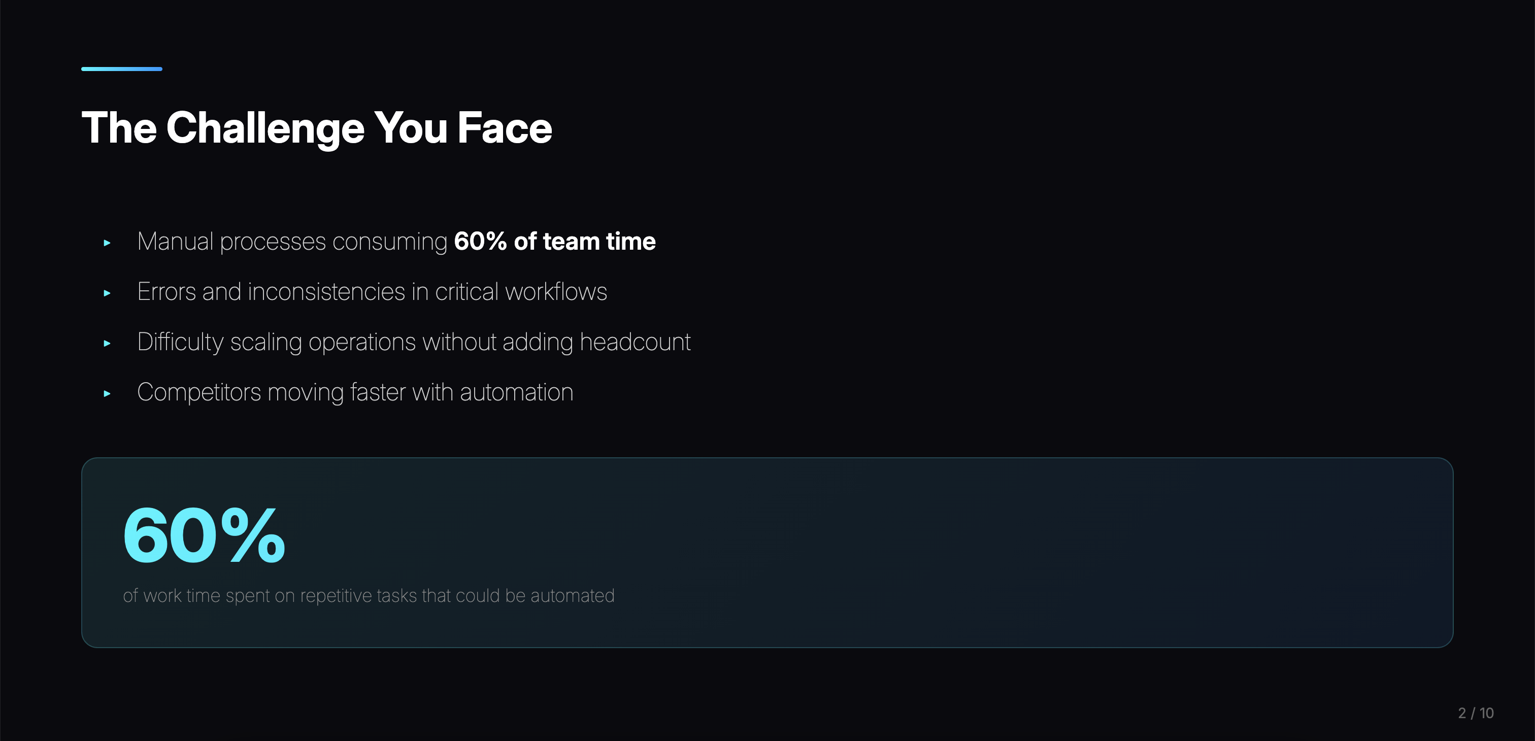 Example Slide for a Persuasive Presentation